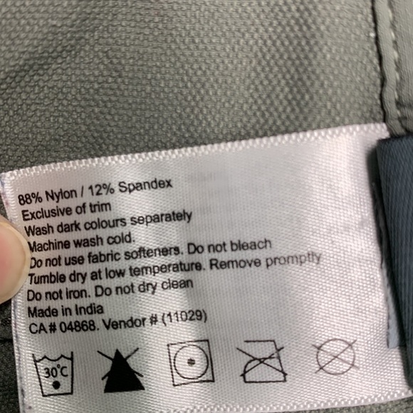 MEC Cargo Capris with Adjustable Waist Colour Army Green Size 8 - Picture 5 of 16